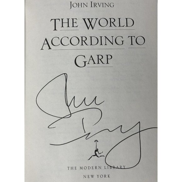 ❤️📘 NEW The World According to Garp – SIGNED by John Irving NEW📘❤️ - Picture 2 of 10